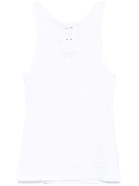 PRADA新作【UJT109_11ZM COTTON SLEEVELESS T-SHIRT】 Prada Cotton Mesh Tank Top | Neiman Marcus