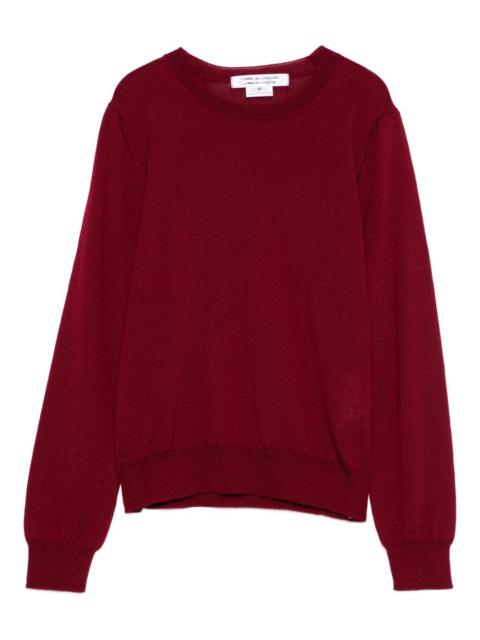 Comme Des Garçons wool crew-neck sweater