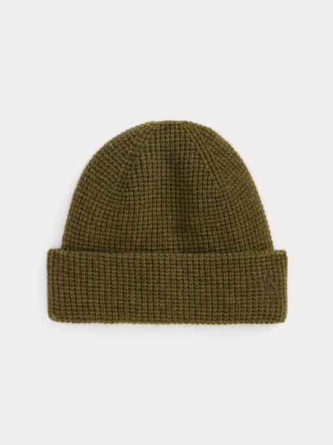 Polo Ralph Lauren Waffle-Knit Wool-Cashmere Beanie