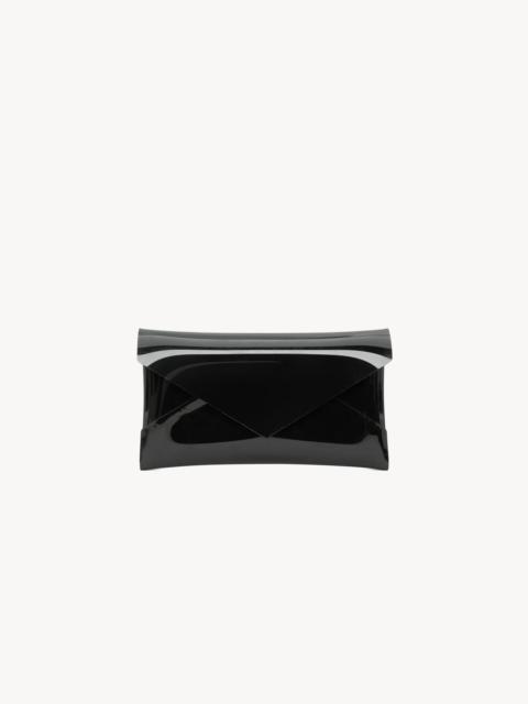 SAINT LAURENT LETTER SMALL POUCH IN VINYL