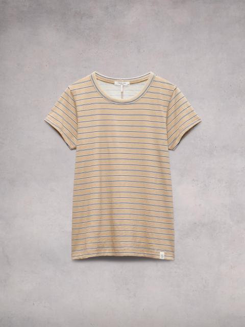 The Slub Stripe Tee
Cotton T-Shirt