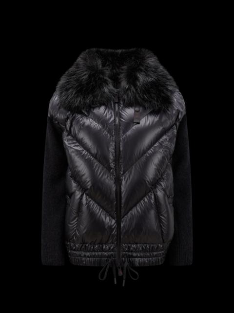 Moncler Padded Wool & Alpaca Cardigan