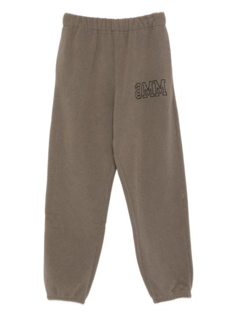 MM6 Maison Margiela logo-embroidered fleece track pants