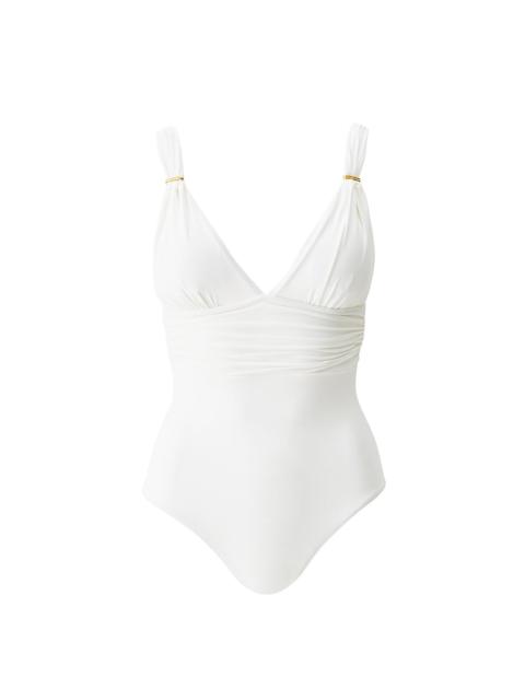 MELISSA ODABASH PANAREA IVORY SWIMSUIT
