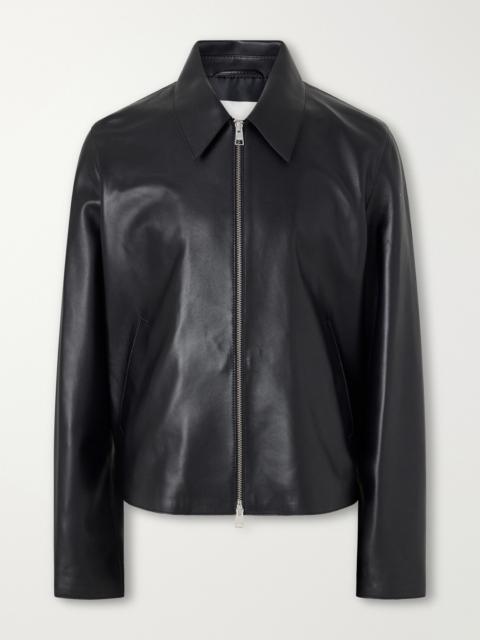 AMI Paris Leather Jacket