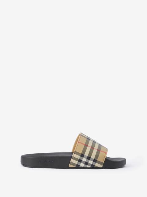 Burberry Vintage Check Slides