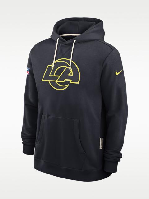 Nike Los Angeles Rams Rivalries Collection Sideline Men's Nike Dri-FIT NFL Pullover Hoodie