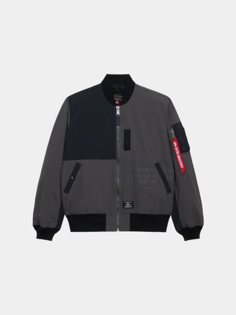 ALPHA INDUSTRIES L-2B RELAXED PATCHWORK FLIGHT JACKET