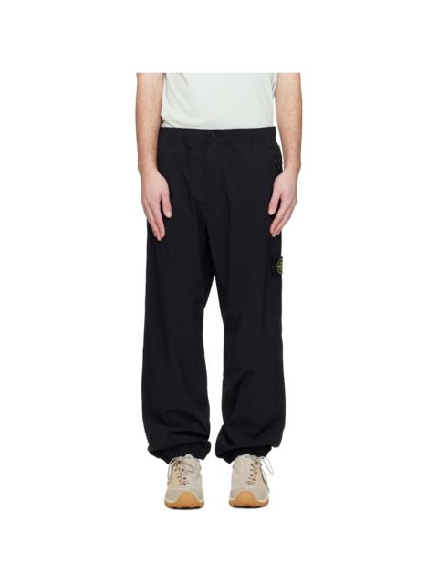 Stone Island Black 3100048 Stretch Nylon Tech Fleece Sweatpants