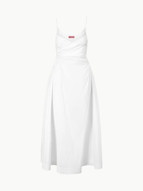 STAUD SARAH DRESS WHITE