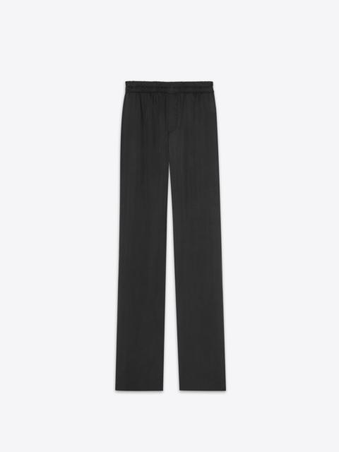 SAINT LAURENT relaxed pants in twill