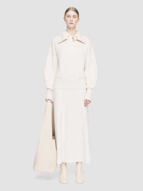 JOSEPH Light Cardigan Stitch Open Neck Jumper