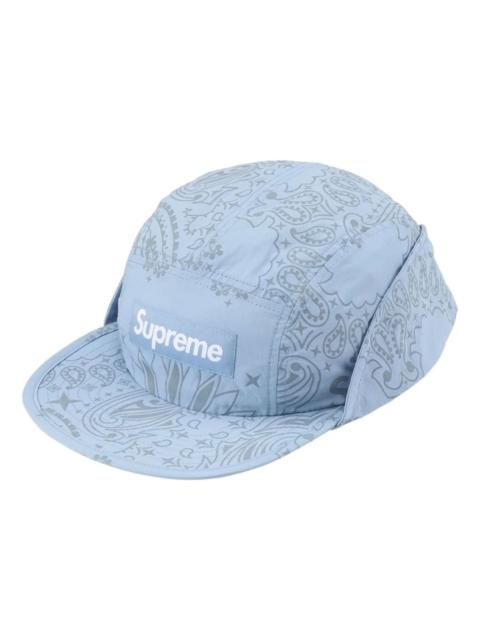 Supreme Supreme SS26 Reflective Bandana Sunshield Camp Cap 'Light Blue' SUP-SS26-1048-BLUS
