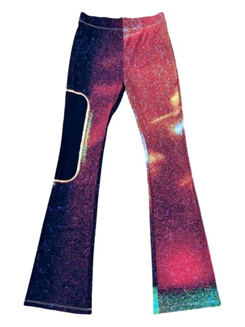 MM6 Maison Margiela printed flared trousers