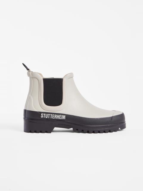 Stutterheim Chelsea Rainwalker Oyster/Black