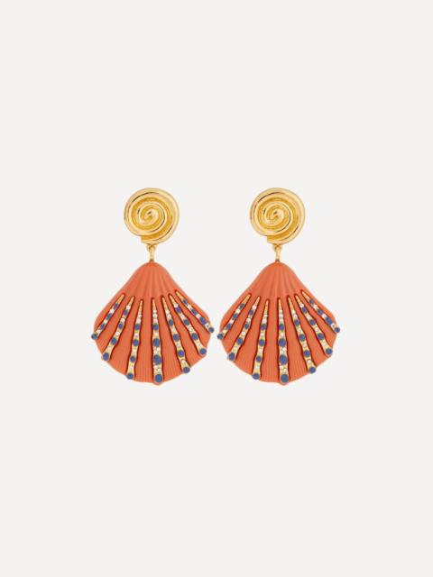 RIXO Gold-Plated Daphne Drop Earrings
