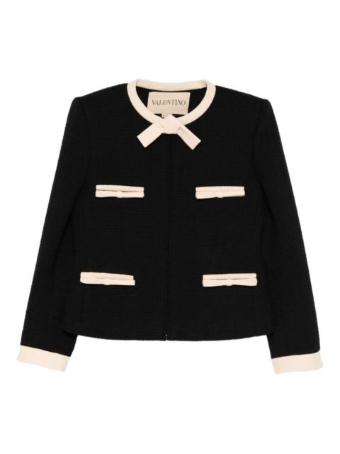 Valentino bow-detailed jacket