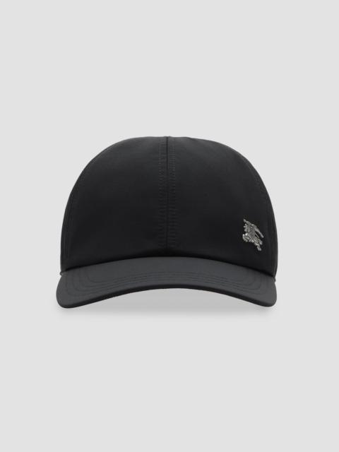 Burberry Men's Check-Lined Metal EKD Baseball Cap - Black