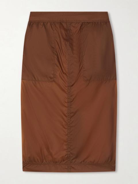 SAINT LAURENT Woven Midi Skirt