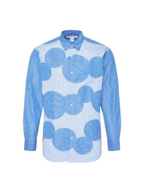 Comme des Garçons SHIRT Striped Long Sleeve Shirt
