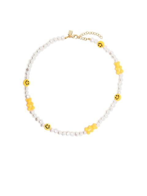 CRYSTAL HAZE Candy Chain beaded necklace