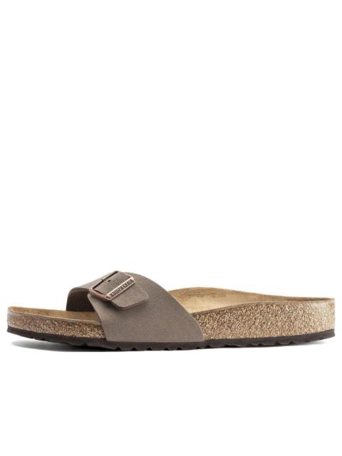BIRKENSTOCK Birkenstock Madrid Birko-Flor Birkibuc Narrow Fit 'Mocca' 0040093