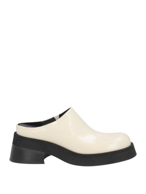 MIISTA Ivory Women's Mules And Clogs