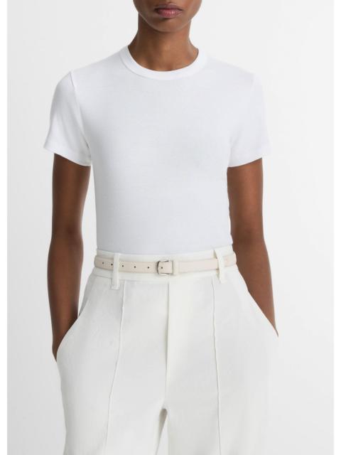Vince Pima Cotton-Blend '90s Shrunken T-Shirt