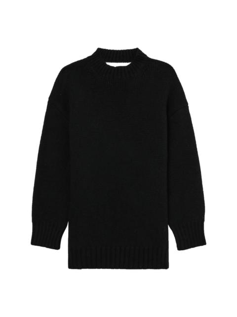 We11done cut-out knitted knitted dress