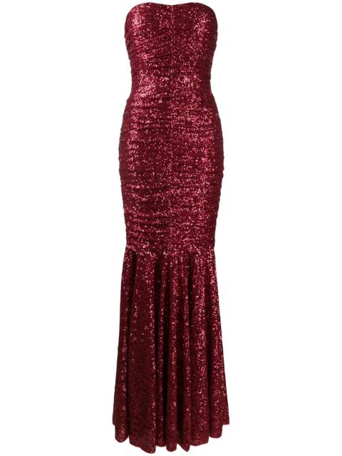 Dolce & Gabbana sequined long dress