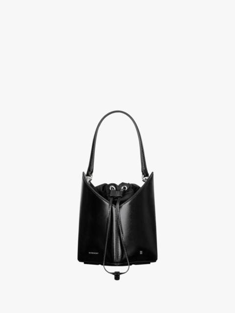 Givenchy MINI CUT OUT BUCKET BAG IN BOX LEATHER