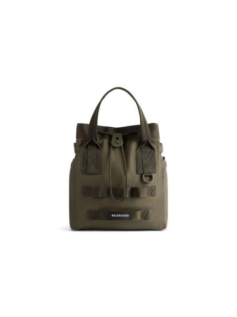 BALENCIAGA Men's Army Small Tote Bag in Dark Green