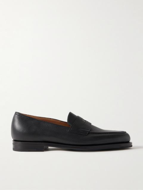 John Lobb Lopez Full-Grain Leather Penny Loafers