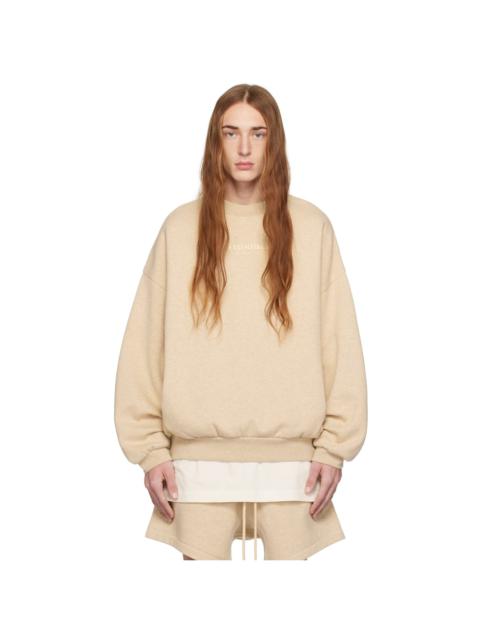 Beige Crewneck Sweatshirt