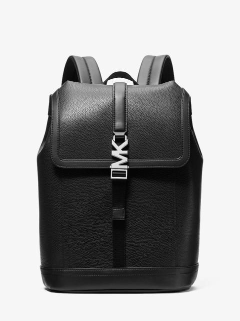 MICHAEL KORS Cyrus Pebbled Leather Backpack