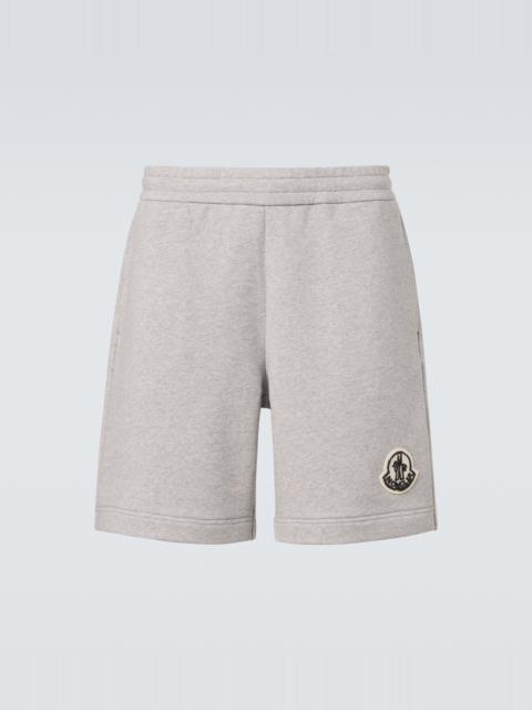 Moncler Cotton jersey Bermuda shorts