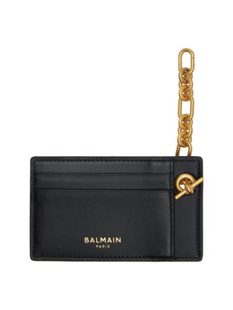 Balmain Black Pulse Chain Card Holder