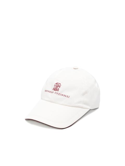 Brunello Cucinelli logo embroidery cap