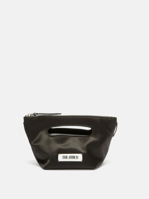 THE ATTICO ''VIA DEI GIARDINI 15'' BLACK TOTE BAG