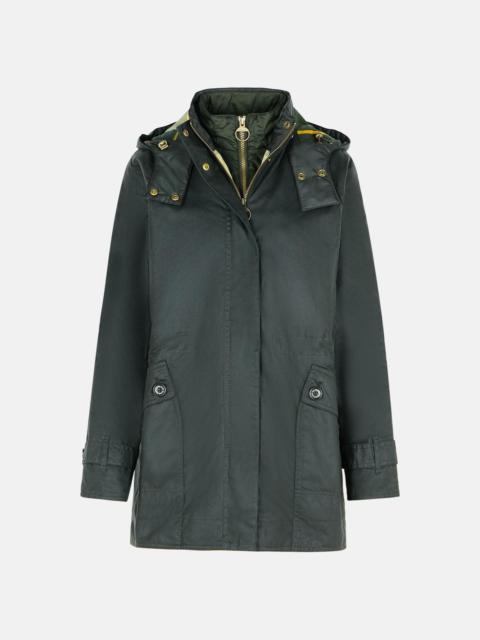 'KANNICH' GREEN WAXED COTTON PARKA