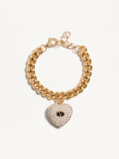 COEUR ROYAL METAL, ENAMEL AND SWAROVSKI® CRYSTAL BRACELET