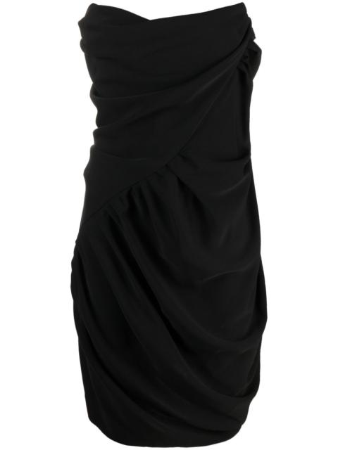 Vivienne Westwood draped corset-bodice dress
