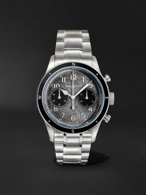 Montblanc 1858 0 Oxygen The 8000 Automatic Chronograph Stainless Steel Watch, Ref. 130983