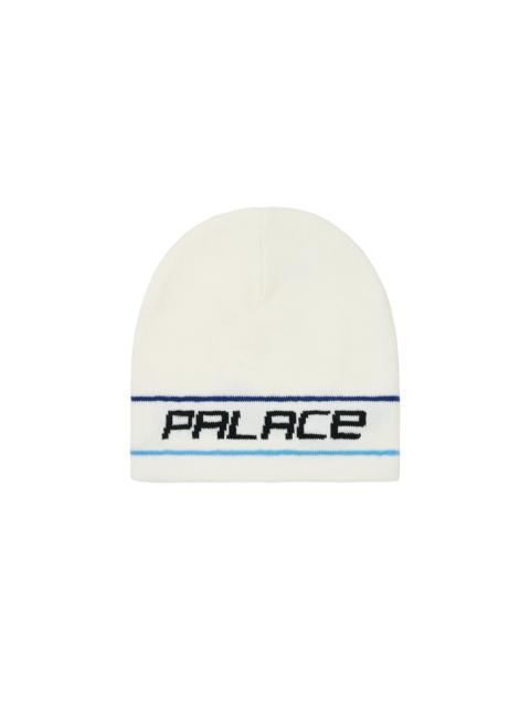 PALACE STRIPE NEIN CUFF BEANIE WHITE