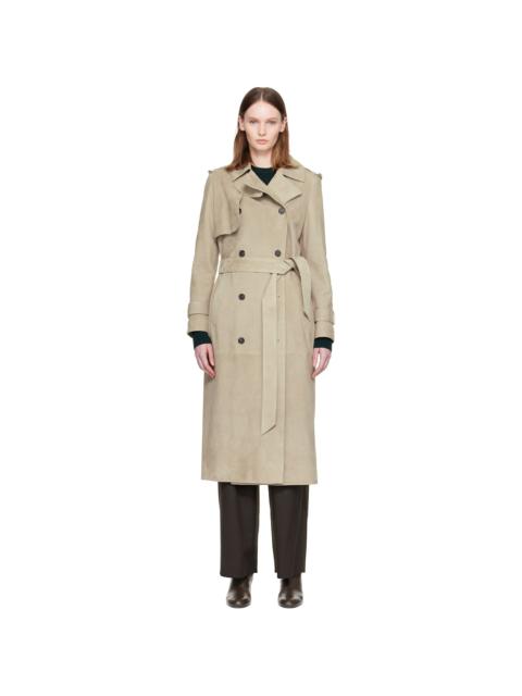 MACKAGE Taupe GAEL-SU Trench Coat