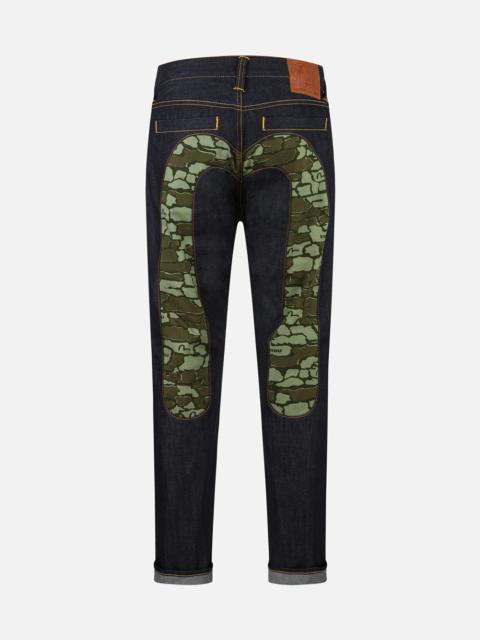 EVISU Ishigaki Camouflage Inserted Daicock Slim Fit Jeans #2010 no.1