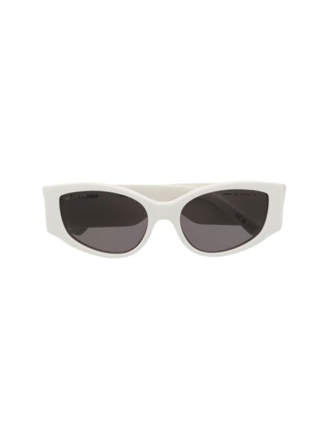 BALENCIAGA logo-print tinted-lenses sunglasses