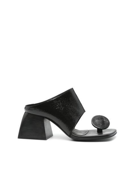 UMA WANG 70mm Stone mules