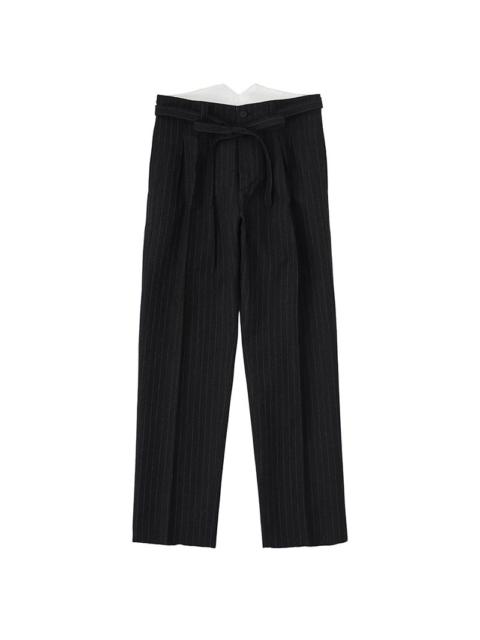 visvim CARROL PANTS SANTOME BLACK | REVERSIBLE
