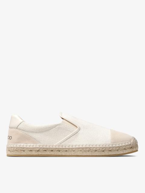 JIMMY CHOO Ivan Espadrille
Latte Canvas Espadrilles